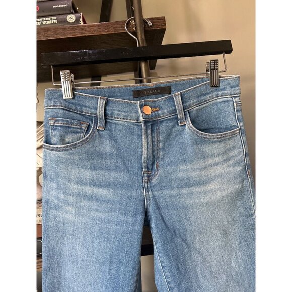 J Brand Selena Mid-Rise Crop Bootcut Jeans Cerulean Womens Size 26 - Picture 5 of 10